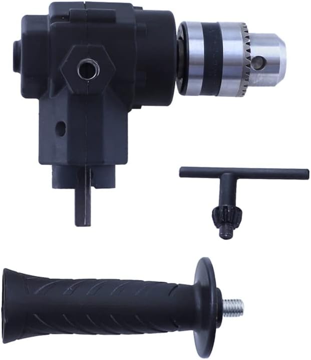 Right Angle Bend Extension Chuck Drill Adapter 90 Keyless Three-jaw Chuck Corner Impact Drill Adapter For Narrow