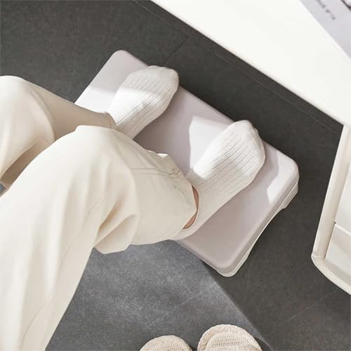 Heavy Duty Blue Plastic Step Stool for Kitchen, Bathroom, Office & Makeup - Versatile 2-Step Stool for Easy Access to Counters & Shelves, Durable & Safe