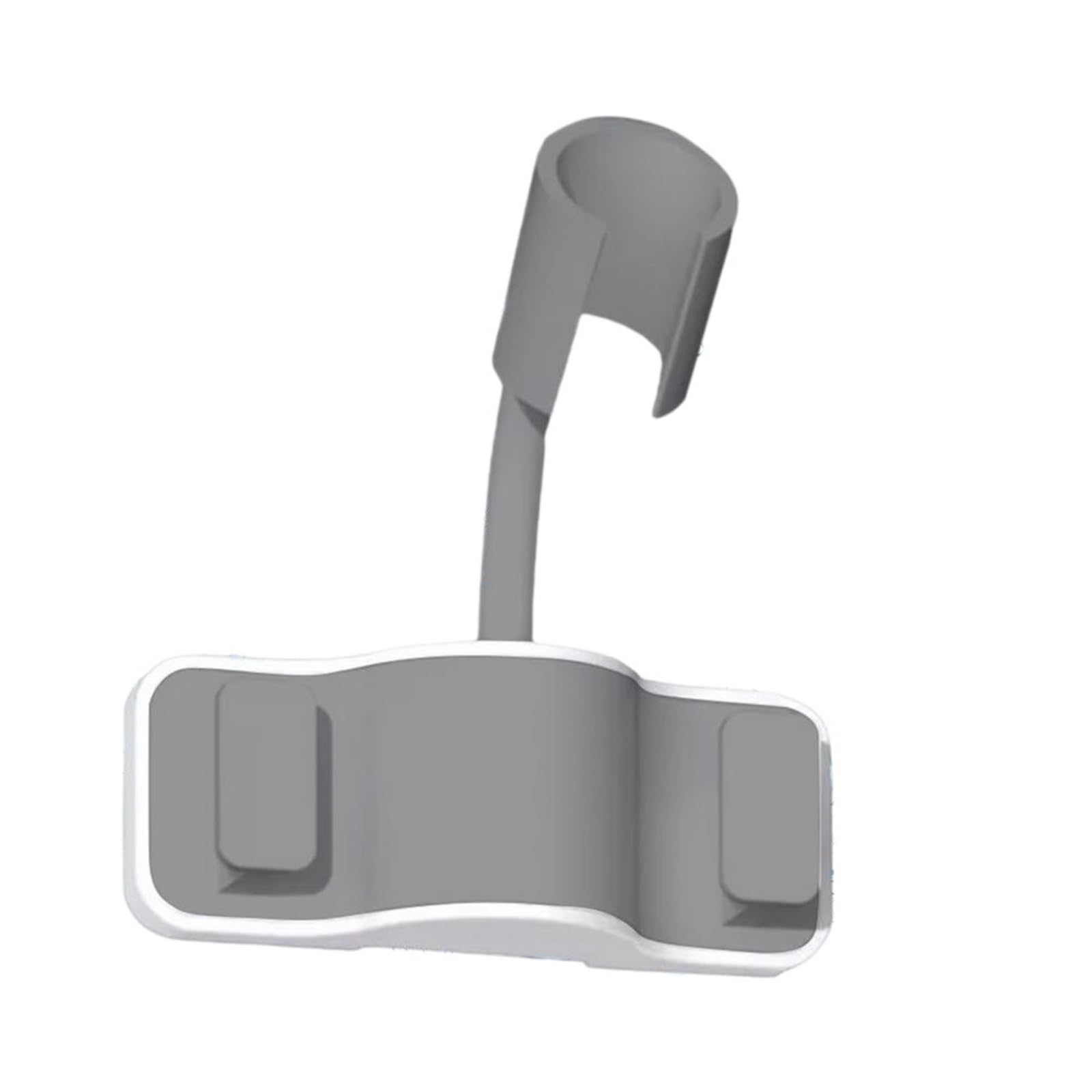 Djskldf Gray Shower Head Holder Wall Shower Head Holder Showerhead No-Punching Rack With Angle Adjustable Bath For Handheld(Gray)