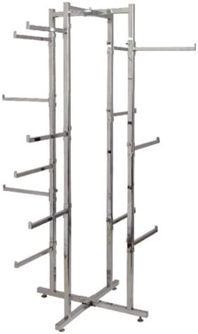 Folding Lingerie Tower - Square Tubing w/ Round Tubing Arms main image 1