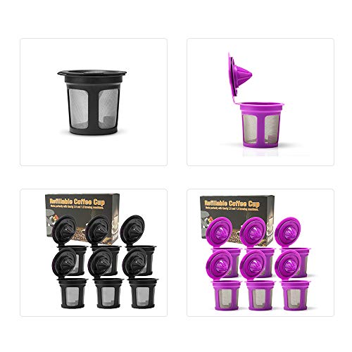 Loijon Xícara de cápsulas de café para K Cup Filtros de café reutilizáveis recarregáveis Ampliar Fil