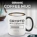 shop4ever Crypto Millionaire Loading... Ceramic Coffee Mug Cup, Funny Digital Currency Gift 11 oz. (Black Handle)