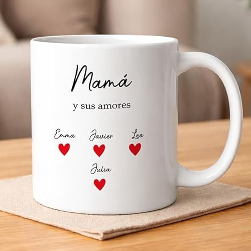 Imagen de Transparent Gift Taza Personalizada Mamá