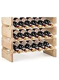 ★ Casier à bouteilles de vin★ Vous pouvez assembler librement 2,3,4,5,6 couches de casiers à vin, ce qui peut fournir suffisamment d'espace pour stocker 12,18,24,30,36 bouteilles de vin rouge de manière ordonnée. Grâce à la conception ouverte, vous pouvez stocker différents types de vin en même temps et trouver facilement le vin que vous voulez dans le casier à vin.