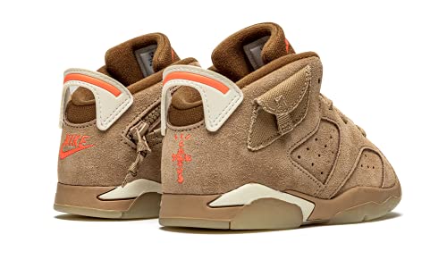Jordan Toddler Air Jordan 6 Retro TD DH0692 200 Travis Scott - British Khaki - Size3
