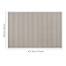 Myir JUN Placemats Set of 6, Vinyl Woven Placemats Place Mats Indoor Washable Table Mats Non-Slip Place mats for Dining Table (Golden Silver, Set of 6)