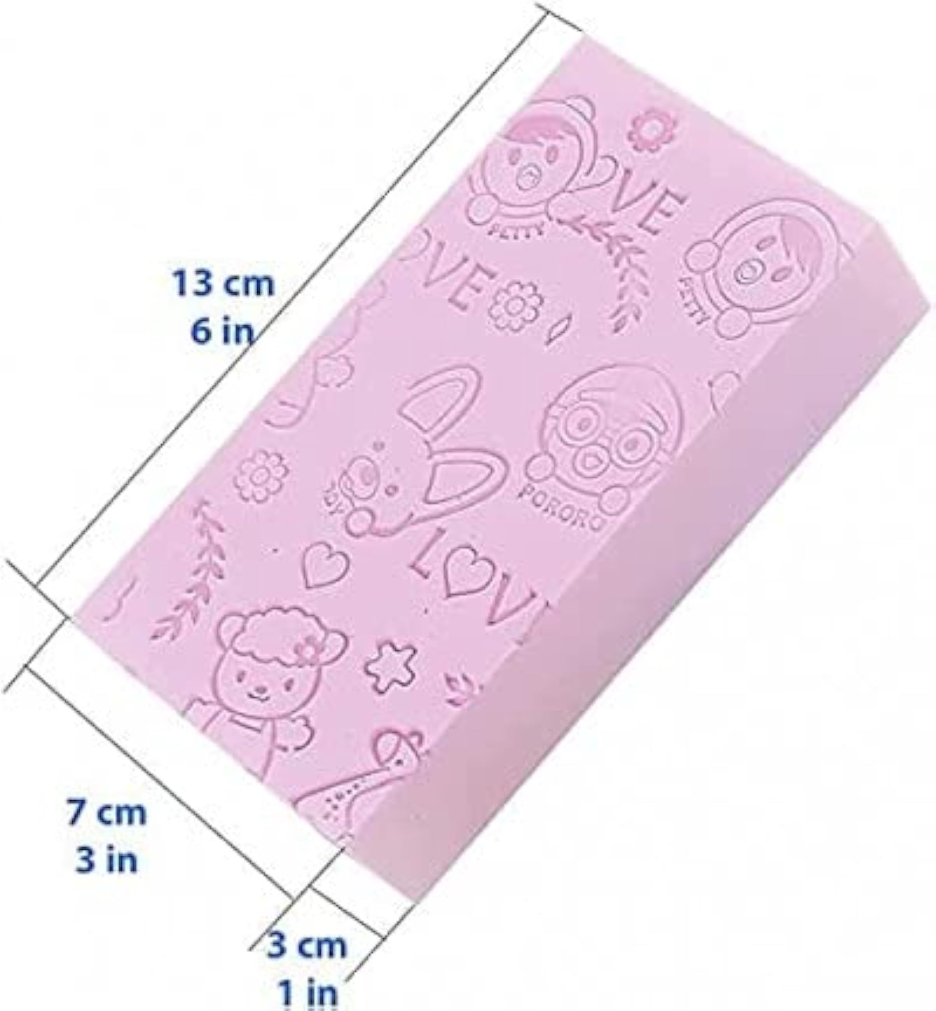 Bath Sponge Bath Brush 2 PCS Soft Exfoliating Body Scrubber