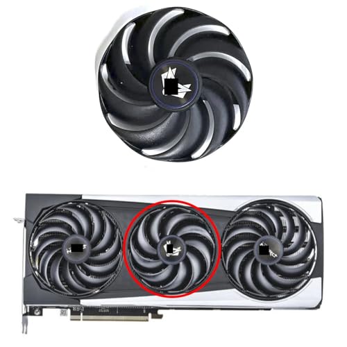 Fan Video Card 87MM FDC10H12D9-C 95MM FDC10U12D9-C Compatible with RX 6700 6800 6900 XT Graphics Card Cooling Fan Computer cooling part(G)