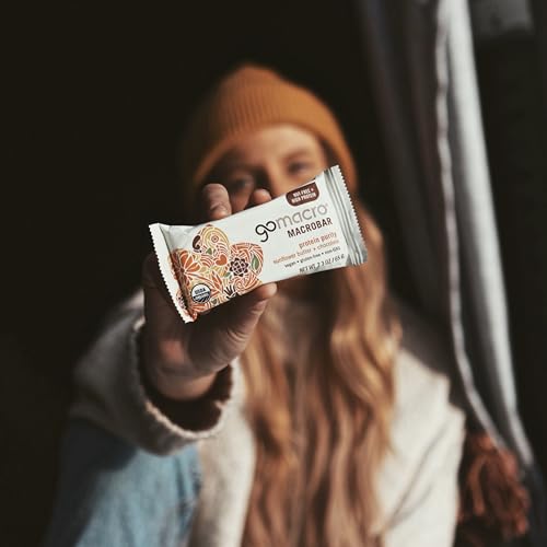 GoMacro MacroBar Organic Vegan Protein Bars - Sunflower Butter + Chocolate (2.3 Ounce Bars, 12 Count - Thumbnail 7