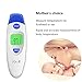 QQcute Digital Infrared Forehead Thermometer More Accurate Medical Fever Body Basal, Blue, 80 Gram