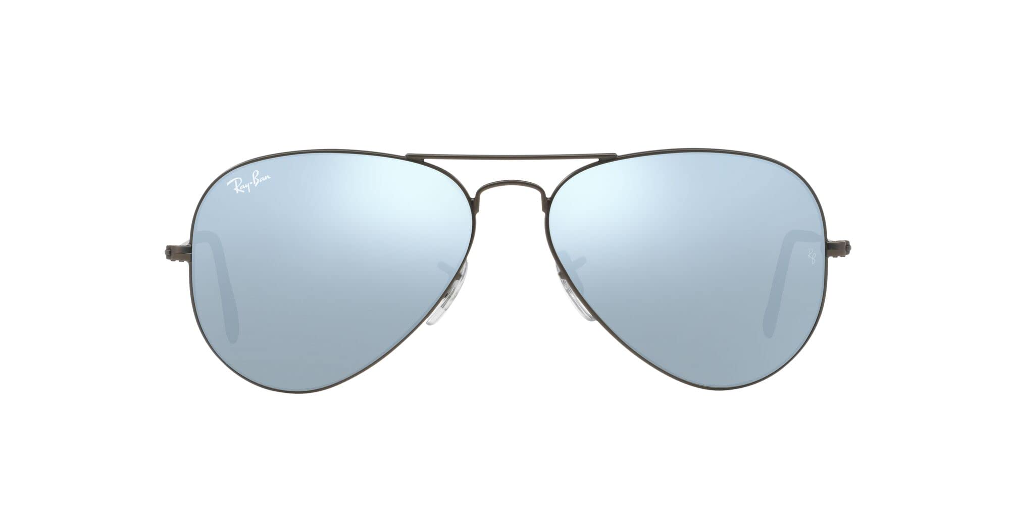 Ray-Ban Unisex Grey Aviator 3025 Mirrored Sunglasses