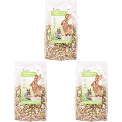 Flamingo Melange de Graines pour Lapin 1 kg (Lot de 3)