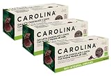 Sin aceite de palma CAROLINA HONEST - Galleta Bio Digestive Integral bañada con Chocolate y Coco rallado 135 gr - [Pack x 3 - 405gr]