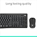 Logitech MK295 Wireless Mouse & Keyboard Combo with SilentTouch Technology, Full Numpad, Advanced Optical Tracking, Lag-Free Wireless, 90% Less Noise - Graphite