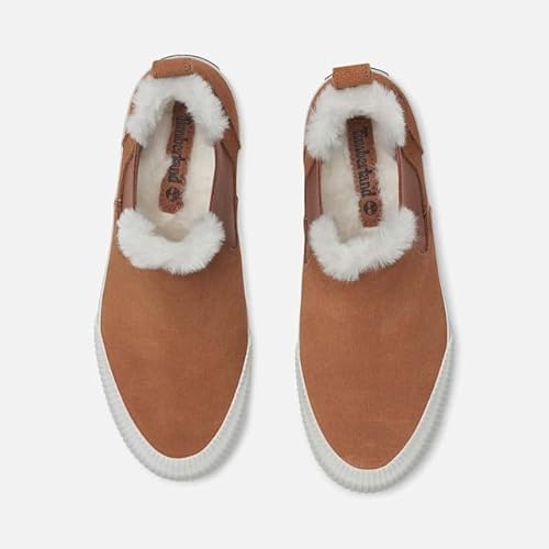 Timberland Timberland Women's Skyla Bay 2.0 Mid Warm Lined Sneaker, Rust Suede, 6.5 Medium