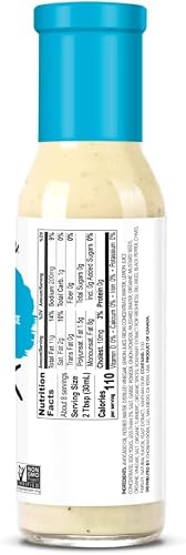 Chosen Foods Avocado Oil-Based Ranch Salad Dressing and Marinade, Keto Diet Friendly, Gluten Free, Low-Carb Sauce (8 oz) (Pack of 2)