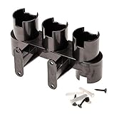 vhbw Zubehörhalter kompatibel mit Dyson V12 Detect Slim Absolute Staubsauger-Zubehörteile - Wandhalterung, Grau