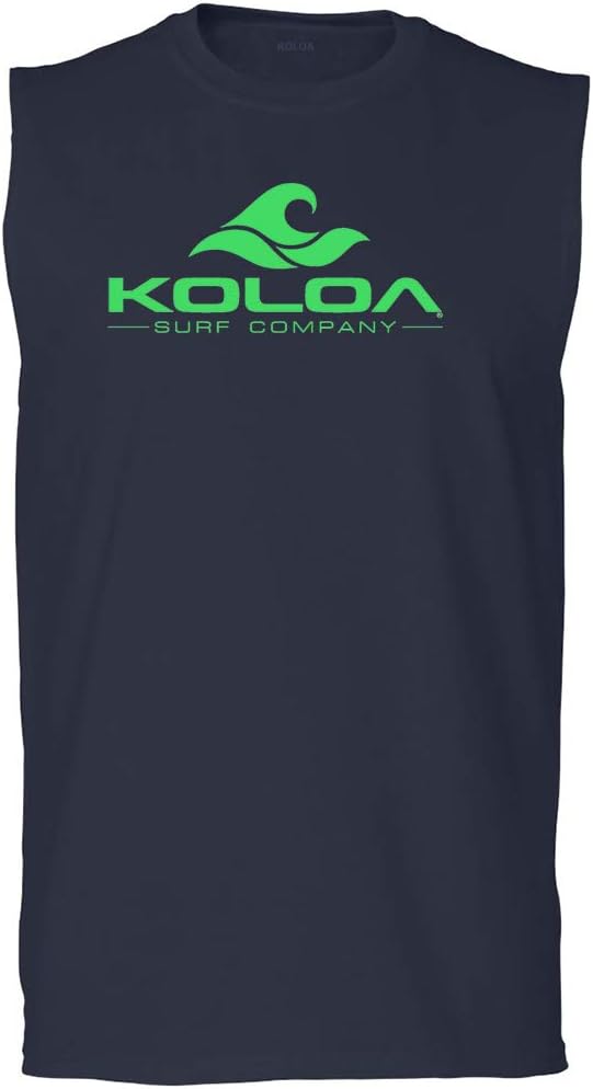 Koloa Surf Mens Classic Wave Ultra Cotton Sleeveless T-Shirt in Sizes S-2XL