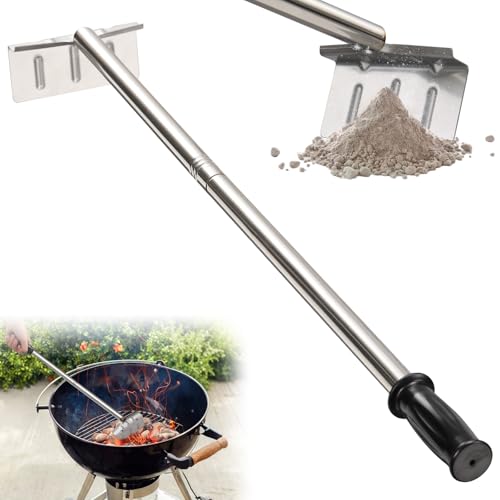 BBQ Charcoal Rake 29" Stainless Steel Ash Removal Tool