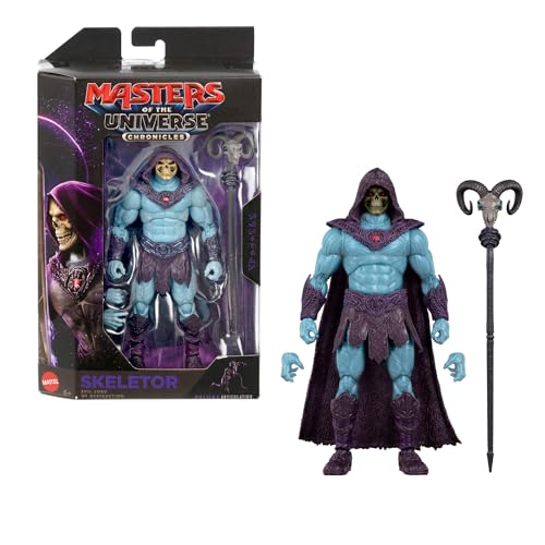 Bild: Masters of the Universe Actionfigur Chronicles Skeletor, Ma�stab 1:12, B�sewicht detailgetreu zum Film von 2026, hervorragende Beweglichkeit, Havoc-Stab, Jared Leto, JKJ23 f�r 50,09 EUR bei amazon.de