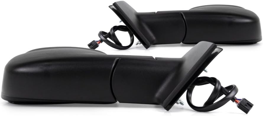 For Chevy Express 1500 Door Mirror 2003 04 05 06 2007 Pair Driver and Passenger Side Textured Power Heated GM1320283