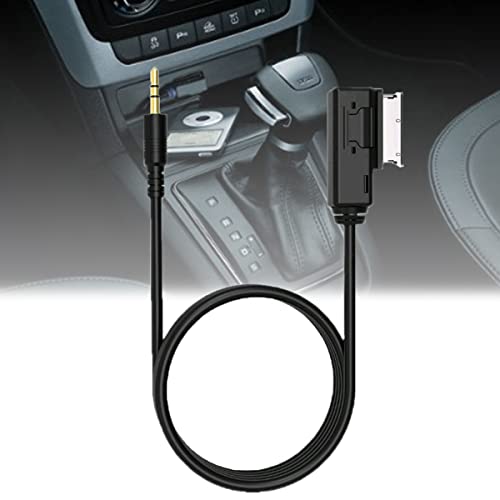Ami Mdi Aux Cable Music Interface Adapter 3.5 Mm Jack Aux-In Cord Compatible With A1 A3 A4 A5 A6 A7 A8 Q3 Q5 Q7 Tt & V-W #TOP2