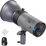 【300W Luz Strobe Exteriores Alta Potencia】 Con una salida de flash máxima de 300W, potencia ajustable entre 1/64 y 1/1, y una temperatura de color estable de 5600K (±200K), este flash para exteriores NEEWER Q300 garantiza efectos de iluminación naturales y equilibrados (el tubo de flash se vende por separado). La lámpara de modelado de 13W y 3050K ofrece una impresionante iluminancia de hasta 5010lux a 0,5m. Kit ideal para retratos, fotos de producto, sesiones de fotos con cámara estudio