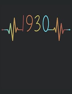 101 mandalas - COLORING BOOK ECG heartbeat vintage 1930 year Heart beat: Funny retro vintage heart line birthday gift - A4 (8. 5x11) - 101 pages - ... - Relax - Anti stress - For coloring