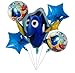 Produktbild 6 pcs Geburtstagsdeko findet nemo Geburtstagsfeier Decoration Mir Tema HeliumBallon gasTiere Balloons Geschenke für Kinder Finding Nemo Partydekoration