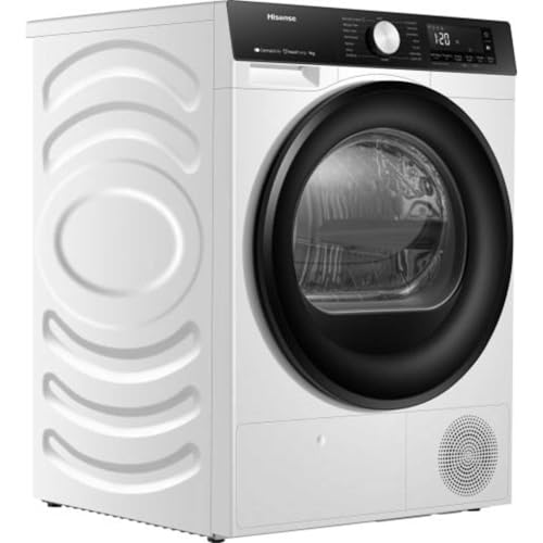 Hisense DH3S902BW3 - Asciugatrice, 9 Kg, Asciugatura Automatica, Asciugatura Rapida, Asciugatura Rapida, Asciugatura Allergy Care, Asciugatura Anti Grovigli, Scaffale Di Asciugatura, Bianco - 5