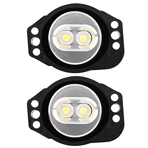 KIMISS 12W LED Angel Eyes Kit de Conversion 6000K Blanc Voiture LED Ampoules Halo Anneau Marqueur Lumière pour Lampes De Voiture E90 E91 05-08 pcs 2 pcs Piezas