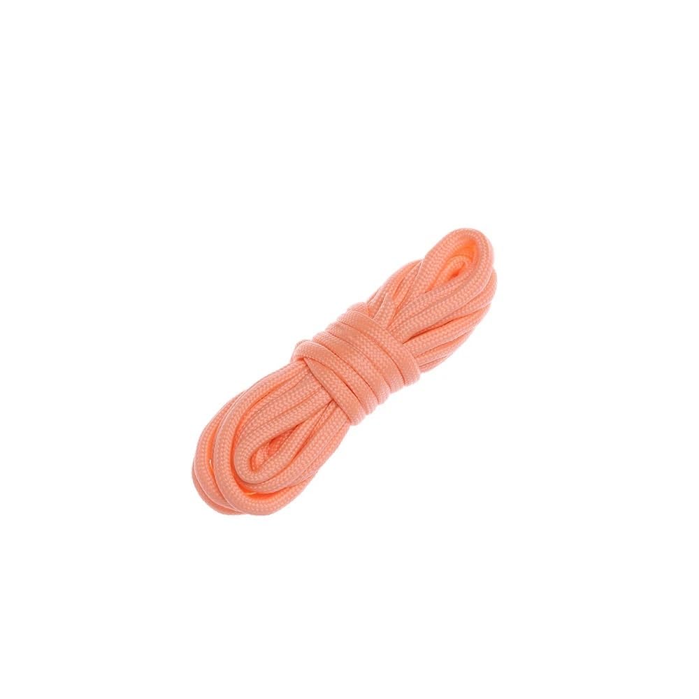 Paracord Luminous Paracord 550 Parachute Cord Lanyard Rope 9 Strands Cores Outdoor Survival Ropes 1/3/5M(Orange,5M)