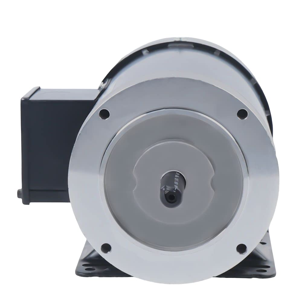 2HP 3Phase Electric Motor, 3450RPM 3Phase SHDC TEFC 56C Frame Air Compressor Motor 5/8" Shaft Dia Electric Compressor Motor for Agriculture 208-230/460 Volt 6.3/3.0A