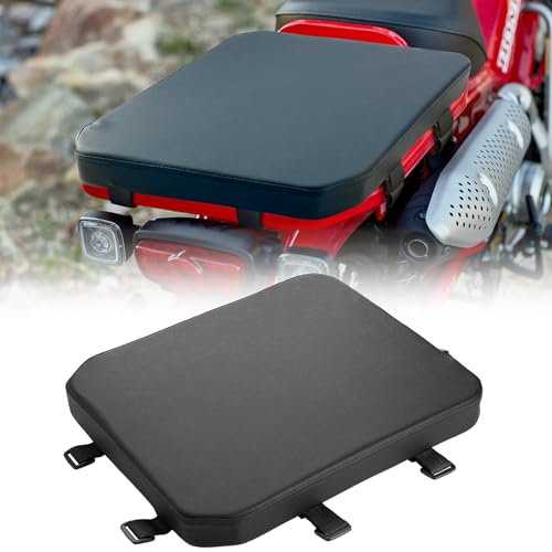 YIBEICO Rear Passenger Seat Pad for CT125 Trail 125 Hunter Cub 2021-2024, Waterproof Comfortable Back Seat Cushion, Motorcycle PU Leather Passenger Seat Cover
