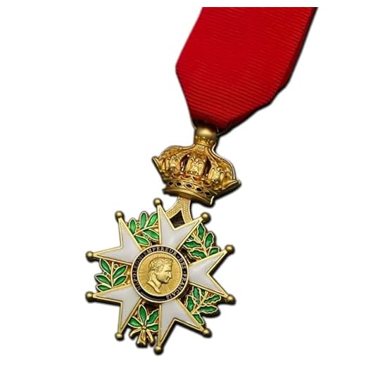 Trikoty Ordre Royal de la Légion d'Honneur Reproduction de la plus haute médaille militaire française Récompense de Chevalier Ordre du Mérite de Napoléon