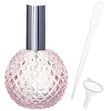 Yebeauty Vintage Perfume Spray Bottle, 3.4oz 100ml Pink Travel Perfume Bottles Empty Glass Perfume Travel Refillable, Perfume Atomizer Sprayer Bottle for Perfume Cologne, Essential Oils