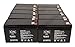 12V 9AH SLA Sealed Lead Acid APC UPS Replacement Battery UB1290 (10 Pack)