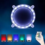 Blinngo Cornhole Lights Set,16 Multicolor Changing Cornhole Night Lights with Remote Control,...