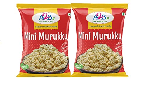 A2B Mini Murukku (Pack of 10 * 50 GMS)