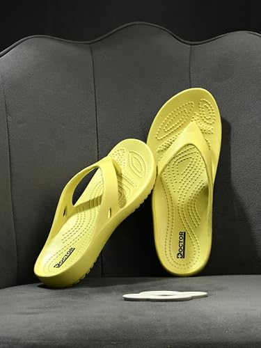 Image of DOCTOR HEALTH SUPER SOFT Women Ultra Soft Cushion Footbed Slipper | Comfortable Light Weight Waterproof Slippers |Adult Flip Flops Mild Acupressure | All Day Wear