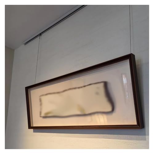 Sistema mobile per appendere quadri – Binario artistico da 150 cm per mostre e gallerie da appendere al soffitto, con cavo regolabile da 1,5 m, perfetto per festival d'arte e pareti di studio