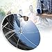 DDHVVOH Fornello Solare A Concentrazione da 1800 W,Forno Solare Parabolico Ad Alta Efficienza,Barbecue da Campeggio All'Aperto Strumento di Cottura A Concentrazione di Cibo