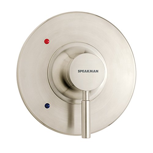 Speakman CPT-1000-UNI-BN Easy Handle Replacement Kit Retrofits Many Modern Nickel Neo Universal Shower Valve Trim, Brushed, 7.31 X 7.31 X 4.57