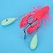 OUKENS Large Lobster Crawfish Lure, PVC Artificial Simulation Fishing Bait, Deep Sea Trolling Fishing Tackle Swimbait for All Waters (Pink)