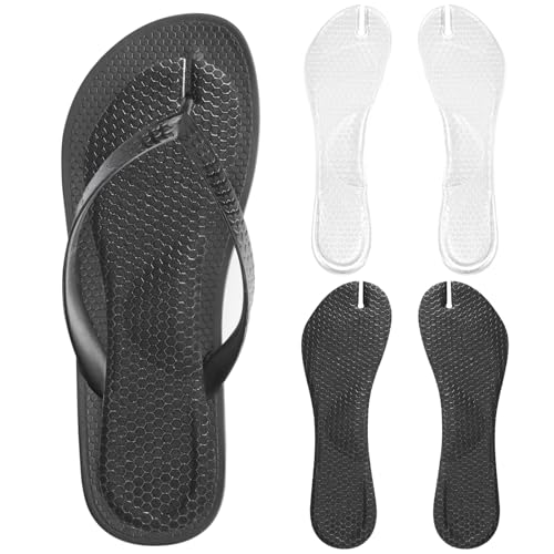 Plantillas para sandalias con soporte de arco, gel, autoadhesivas, talla 8-11