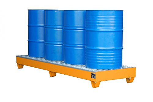 Auffangwanne 2042 lackiert RAL2000 Gelborange Umwelt Lagertechnik