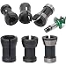 Produktbild Spannzangenfutter 6pcs Spannzangen Adapter Geradschleifer Ersatzspannzange Adapter Spannzangen Ersatzteile für Trimmer Werkzeug,Adapter Legierung, Spannzange für Bakelit Fräsmaschinenteile 6/6,35/8mm