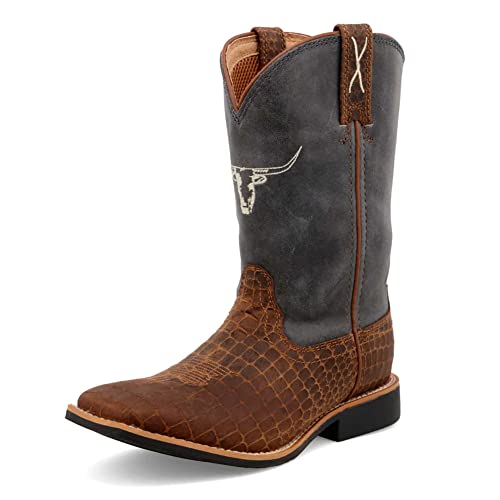 Image of Twisted X Kid's 9 inch Top Hand Square Toe Cowboy Boots