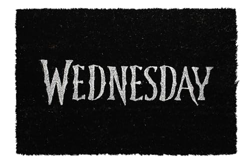 Sd Toys - Zerbino Logo Wednesday - Fibra Di Cocco E Pvc- 60 X 40 Cm