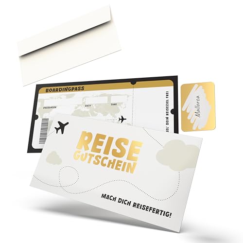 Carte de voyage à gratter pour partager l'émotion d'un séjour surprise en famille